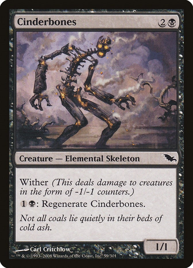 Image for Cinderbones (59) (Shadowmoor) - Magic: The Gathering