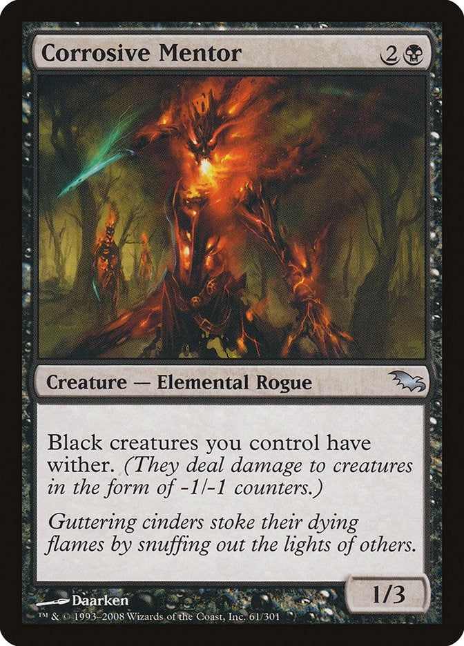 Image for Corrosive Mentor (61) (Shadowmoor) - Magic: The Gathering