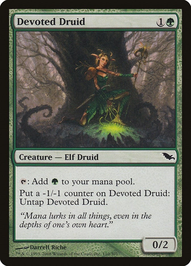 Image for Devoted Druid (110) (Shadowmoor) - Magic: The Gathering