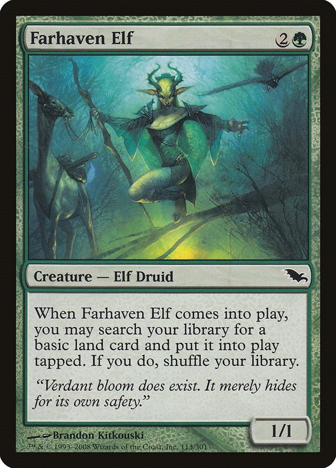 Image for Farhaven Elf (113) (Shadowmoor) - Magic: The Gathering