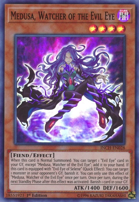 Image for Medusa, Watcher of the Evil Eye (INCH-EN028) (INCH) - YuGiOh