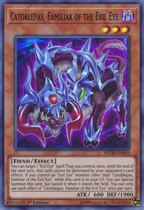 Image for Catoblepas, Familiar of the Evil Eye (INCH-EN029) (INCH) - YuGiOh