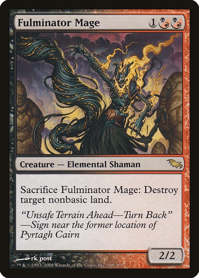 Image for Fulminator Mage (188) (Shadowmoor) - Magic: The Gathering