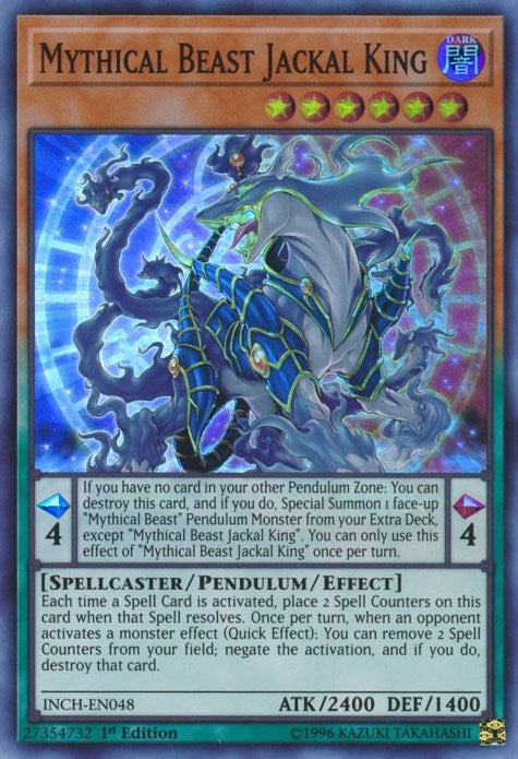Image for Mythical Beast Jackal King (INCH-EN048) (INCH) - YuGiOh