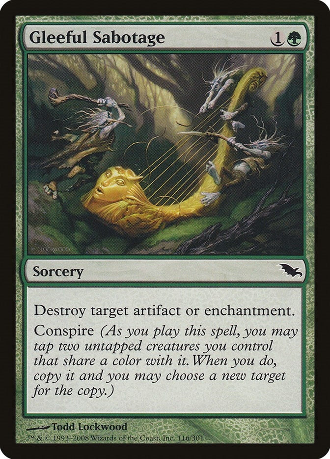 Image for Gleeful Sabotage (116) (Shadowmoor) - Magic: The Gathering