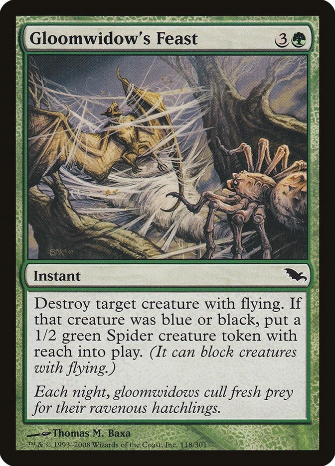 Image for Gloomwidow's Feast (118) (Shadowmoor) - Magic: The Gathering