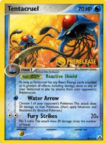 Image for Tentacruel - 45/92 (Prerelease) (45/92) (PR) - Pokemon