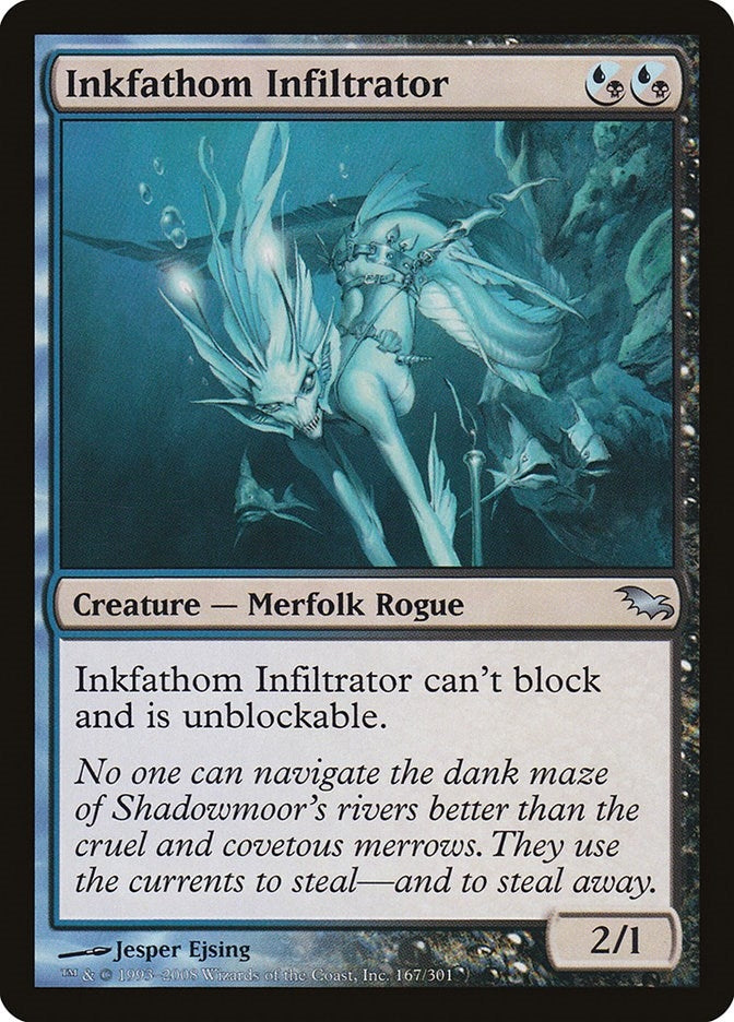 Image for Inkfathom Infiltrator (167) (Shadowmoor) - Magic: The Gathering