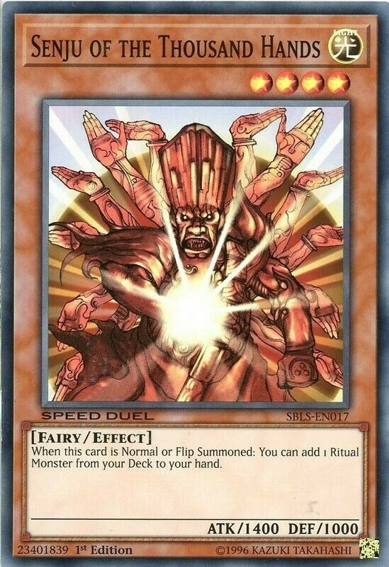 Image for Senju of the Thousand Hands (SBLS-EN017) (SBLS) - YuGiOh