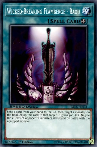 Image for Wicked-Breaking Flamberge - Baou (SBLS-EN041) (SBLS) - YuGiOh