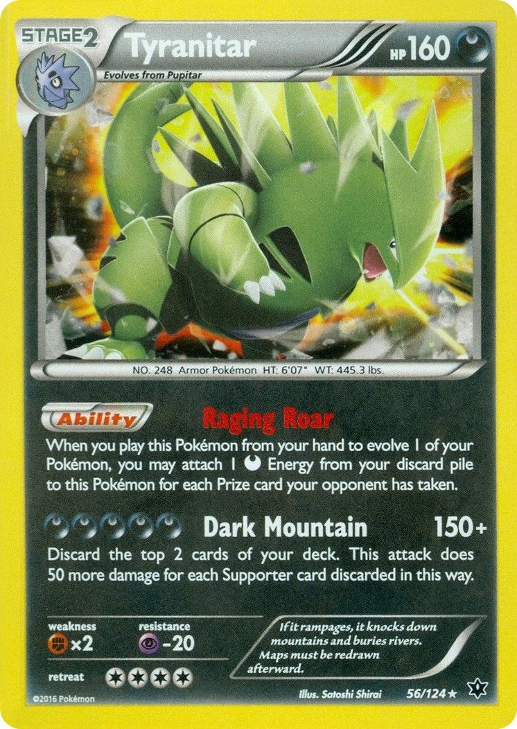 Image for Tyranitar - 56/124 (Cosmos Holo) (056/124) (MCAP) - Pokemon