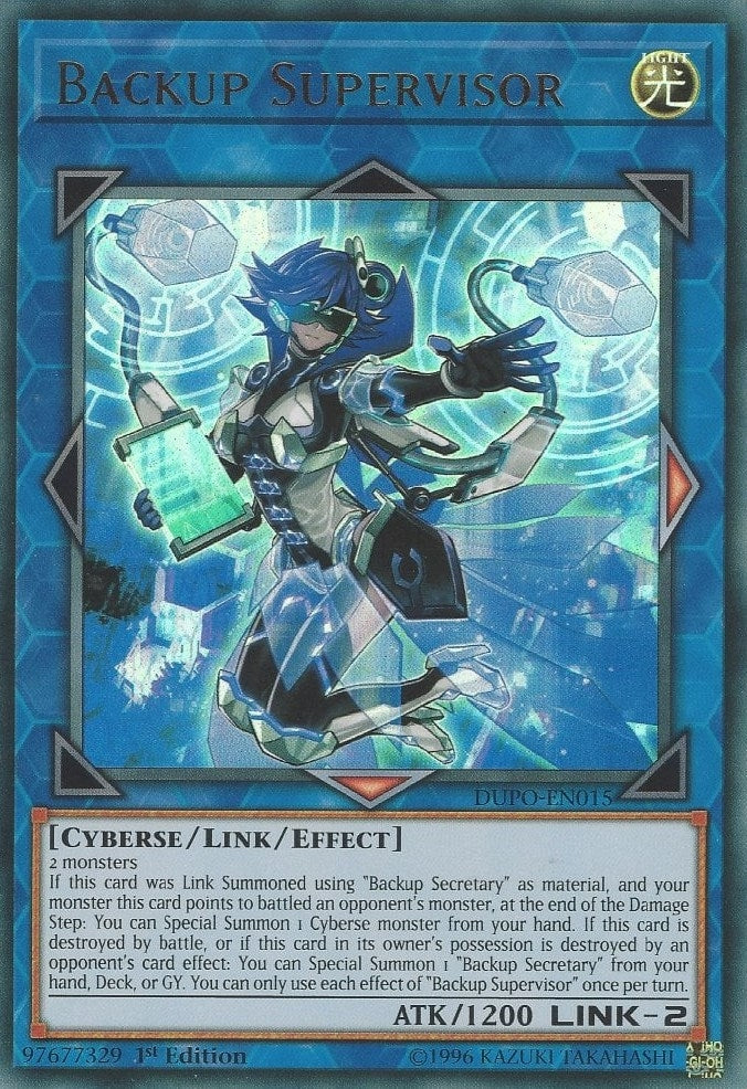 Image for Backup Supervisor (DUPO-EN015) (DUPO) - YuGiOh