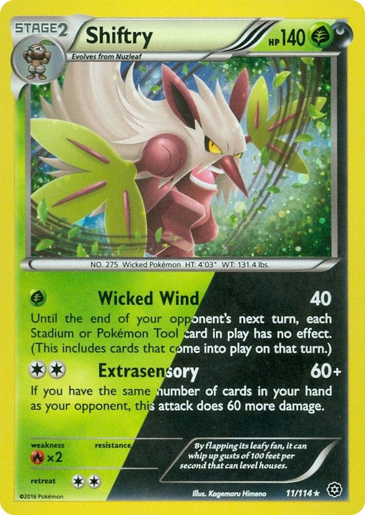 Image for Shiftry - 11/114 (Cosmos Holo) (011/114) (MCAP) - Pokemon