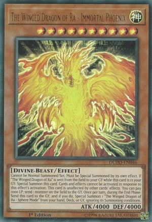 Image for The Winged Dragon of Ra - Immortal Phoenix (DUPO-EN046) (DUPO) - YuGiOh