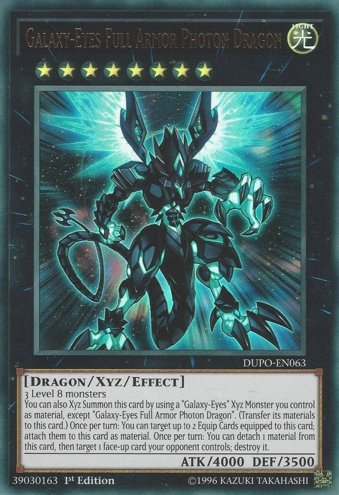 Image for Galaxy-Eyes Full Armor Photon Dragon (DUPO-EN063) (DUPO) - YuGiOh