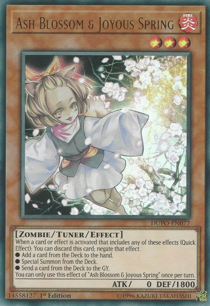 Image for Ash Blossom & Joyous Spring (DUPO-EN077) (DUPO) - YuGiOh