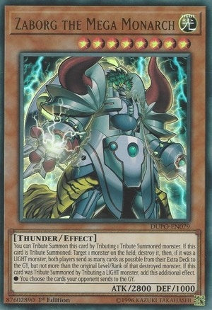 Image for Zaborg the Mega Monarch (DUPO-EN079) (DUPO) - YuGiOh