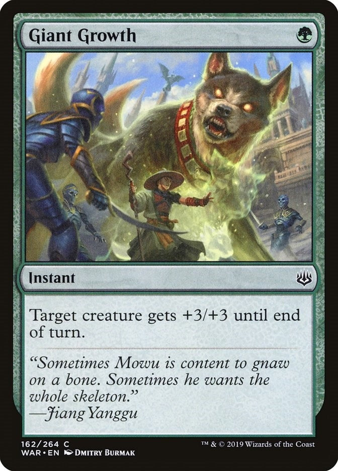 Image for Giant Growth (162) (War of the Spark) - Magic: The Gathering