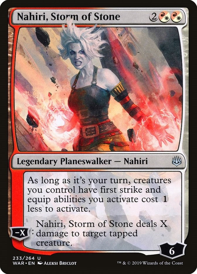 Image for Nahiri, Storm of Stone (233) (War of the Spark) - Magic: The Gathering