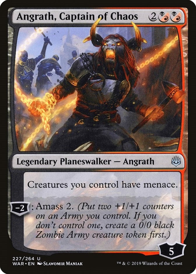 Image for Angrath, Captain of Chaos (227) (War of the Spark) - Magic: The Gathering
