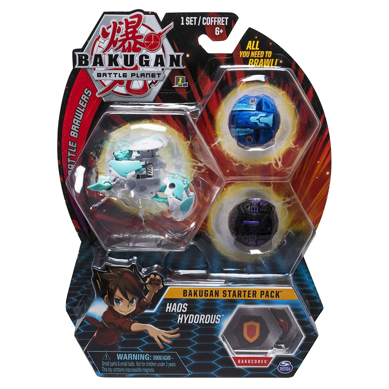Image for Bakugan Starter 3-Pack - Haos Hydorous - Bakugan TCG