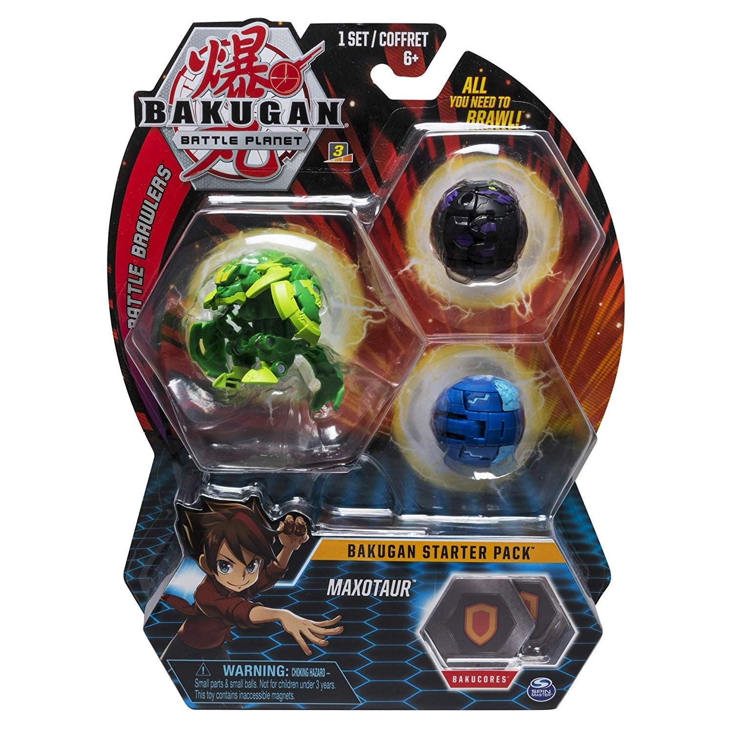 Image for Bakugan Starter 3-Pack - Ventus Maxotaur - Bakugan TCG