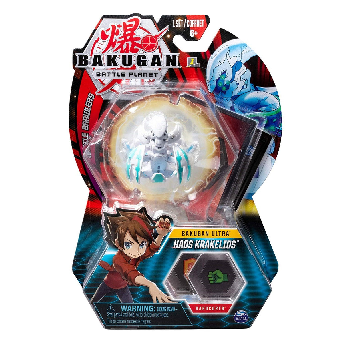 Image for Bakugan Ultra 3-inch Tall Collectible Transforming Creature - Haos Krakelios - Bakugan TCG