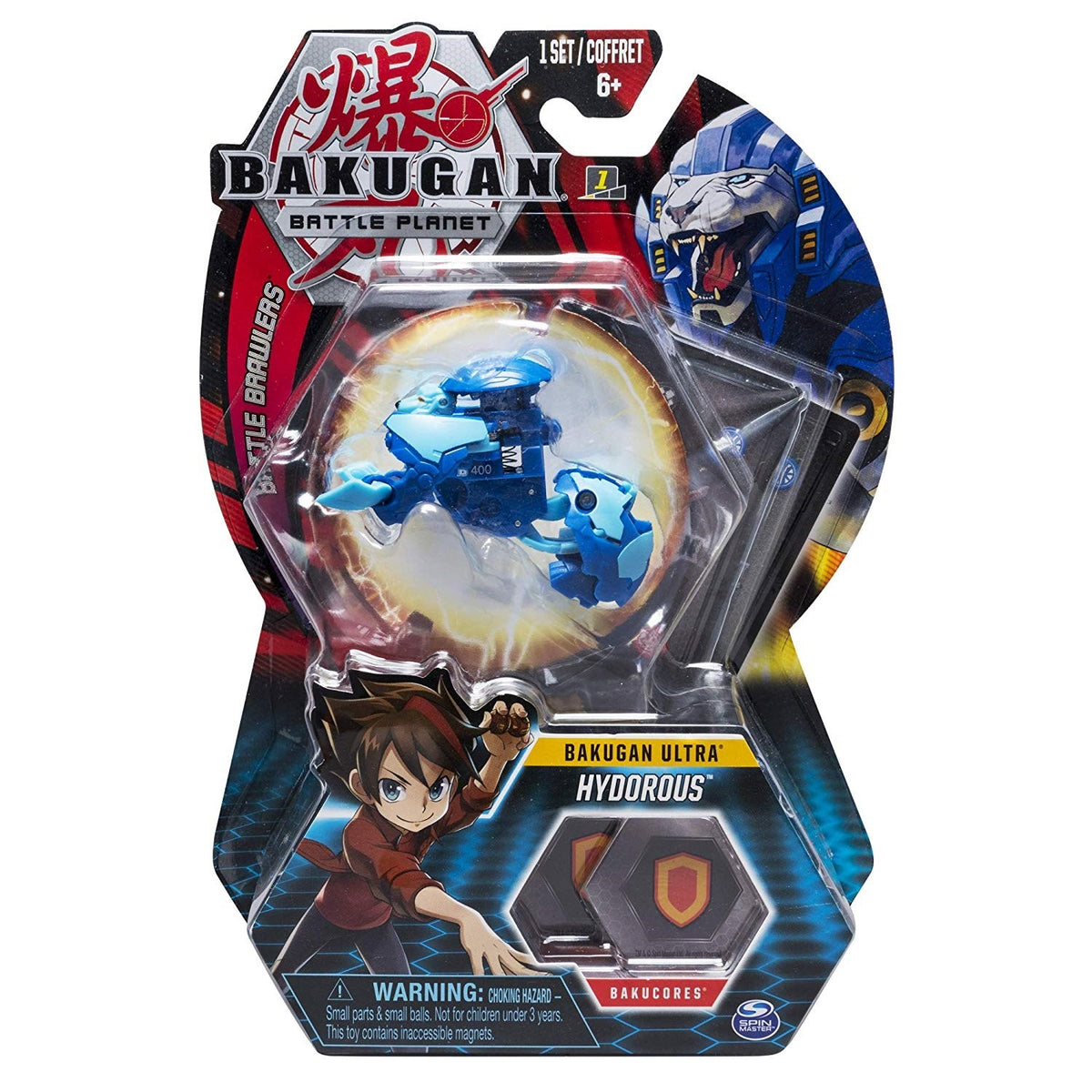 Image for Bakugan Ultra 3-inch Tall Collectible Transforming Creature - Aquos Hydorous - Bakugan TCG