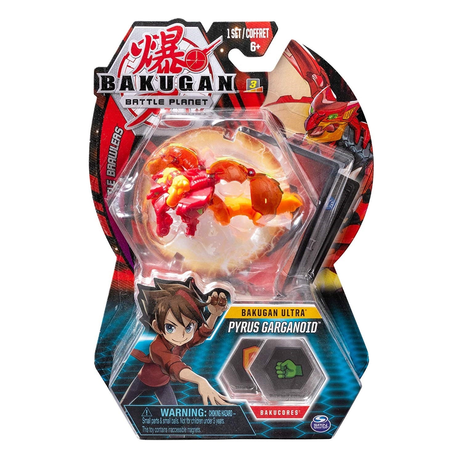 Image for Bakugan Ultra 3-inch Tall Collectible Transforming Creature - Pyrus Garganoid - Bakugan TCG