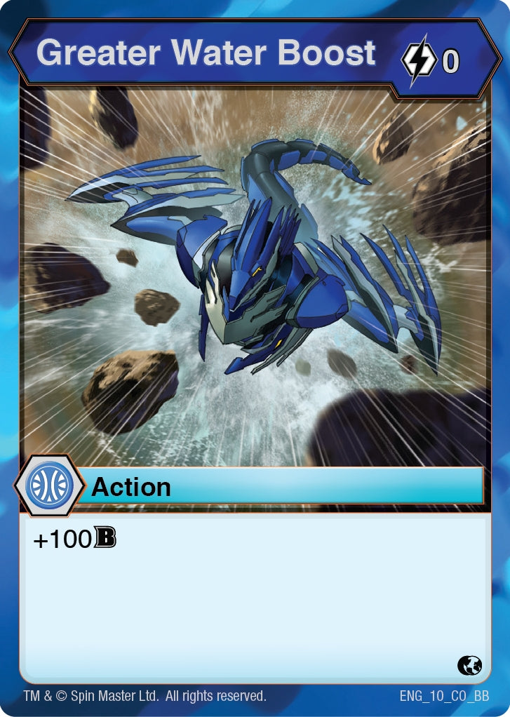 Image for Greater Water Boost (10) (Battle Brawlers) - Bakugan TCG