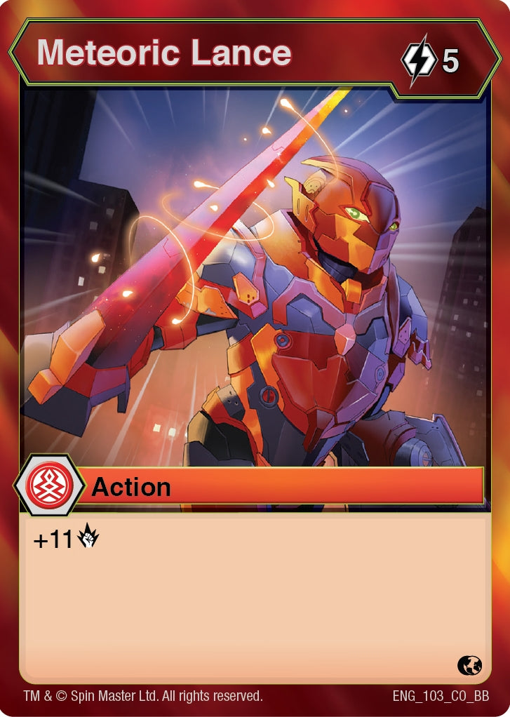Image for Meteoric Lance (103) (Battle Brawlers) - Bakugan TCG