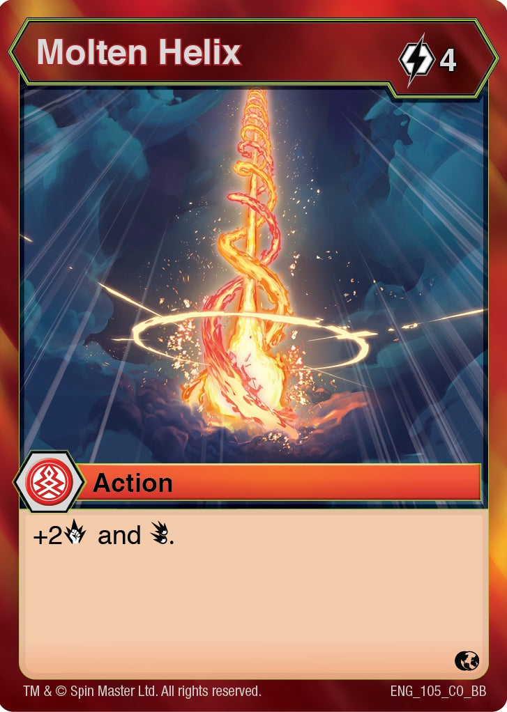Image for Molten Helix (105) (Battle Brawlers) - Bakugan TCG