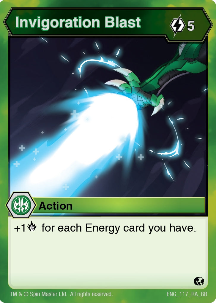 Image for Invigoration Blast (117) (Battle Brawlers) - Bakugan TCG