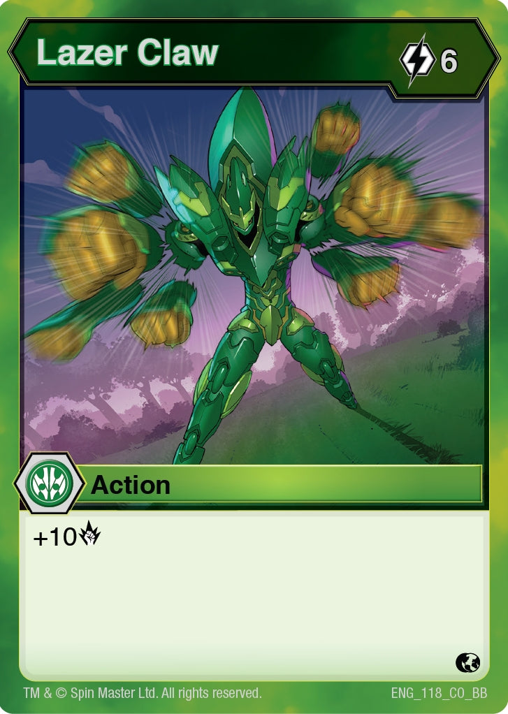 Image for Lazer Claw (118) (Battle Brawlers) - Bakugan TCG