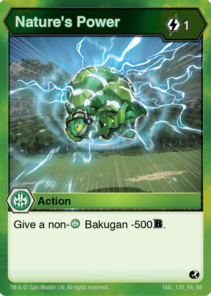 Image for Nature's Power (120) (Battle Brawlers) - Bakugan TCG