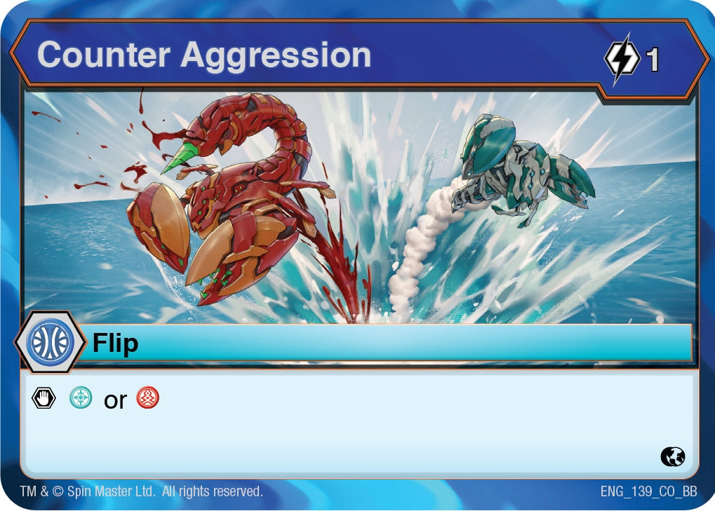 Image for Counter Aggression (139) (Battle Brawlers) - Bakugan TCG