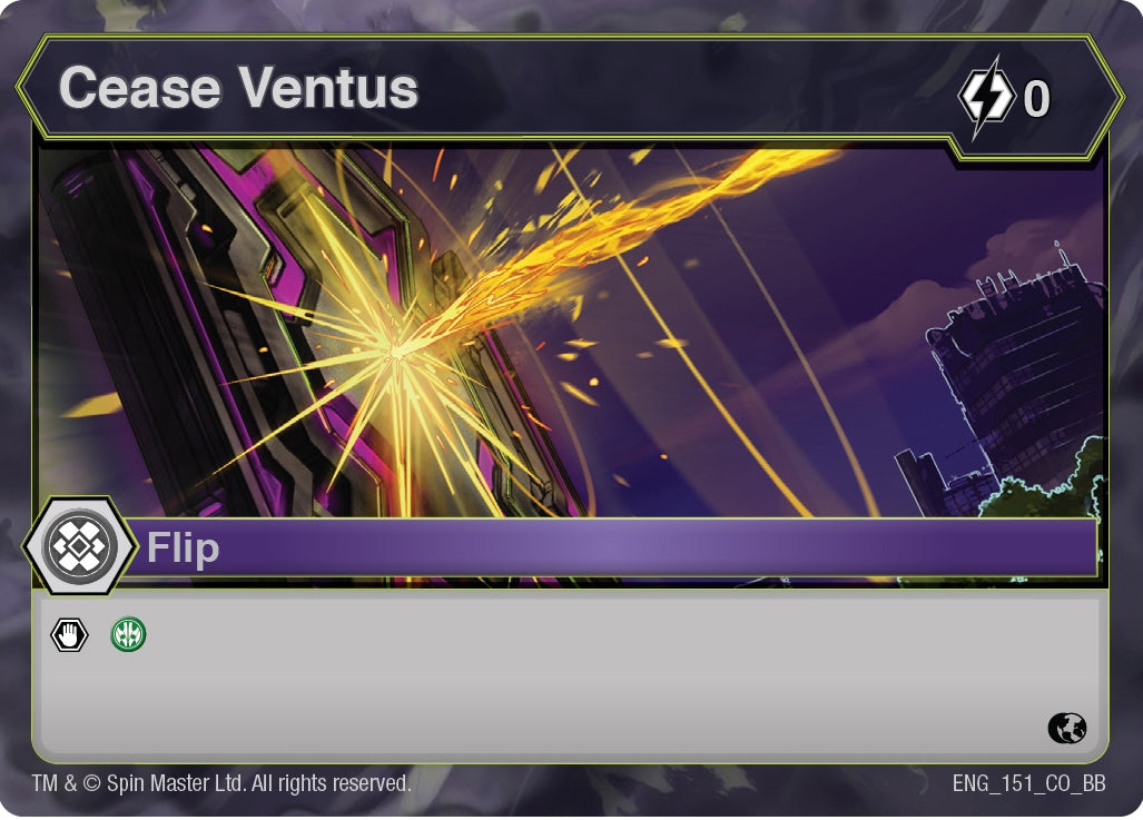 Image for Cease Ventus (151) (Battle Brawlers) - Bakugan TCG