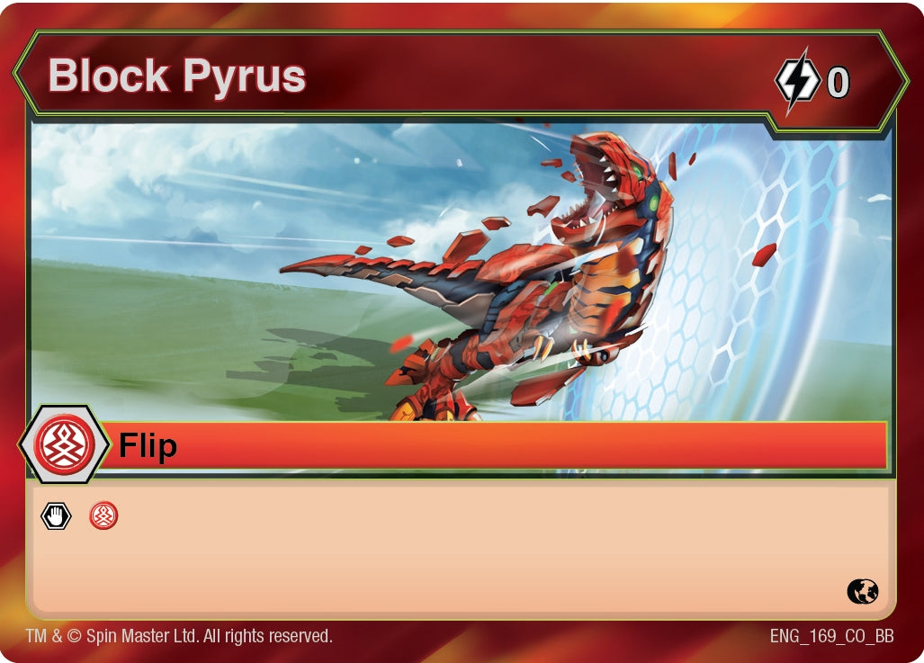Image for Block Pyrus (169) (Battle Brawlers) - Bakugan TCG