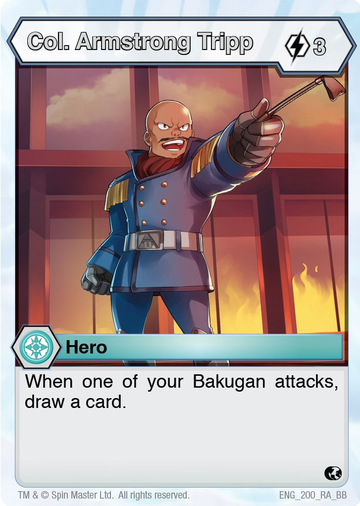 Image for Col. Armstrong Tripp (200) (Battle Brawlers) - Bakugan TCG