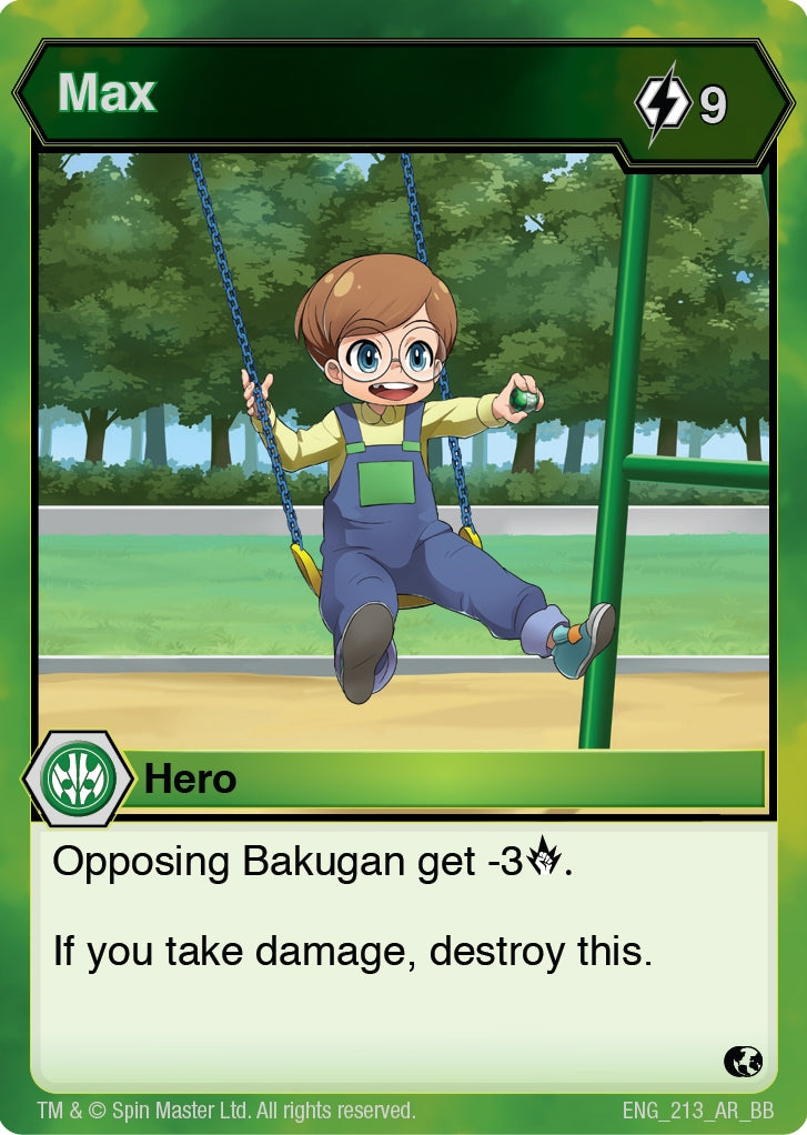 Image for Max (213) (Battle Brawlers) - Bakugan TCG