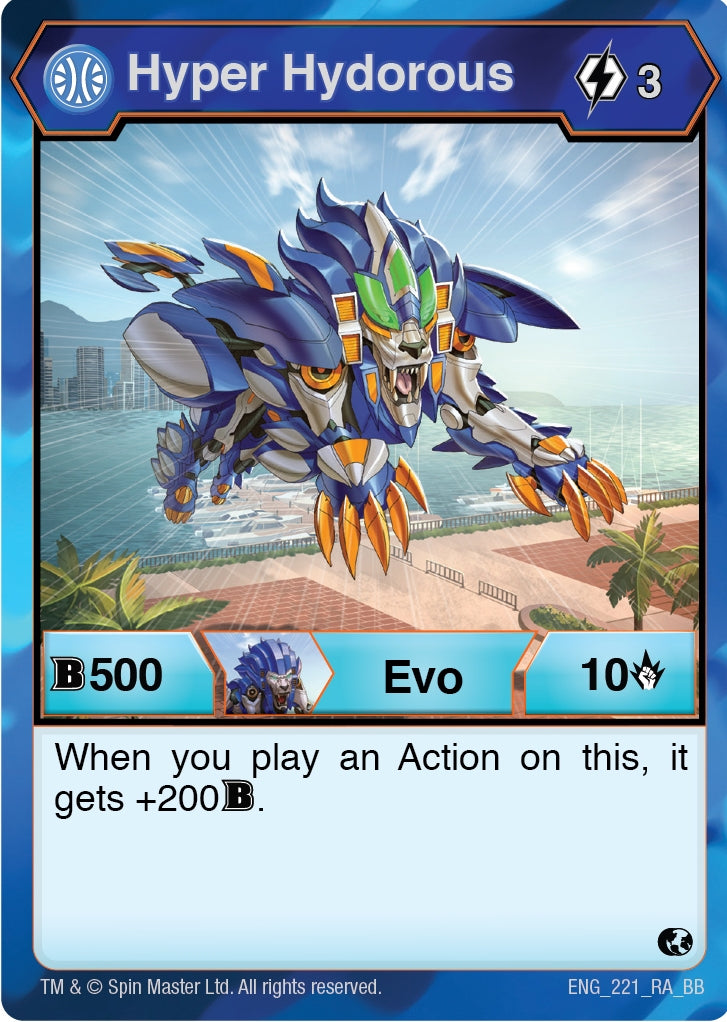 Image for Hyper Hydorous (221) (Battle Brawlers) - Bakugan TCG