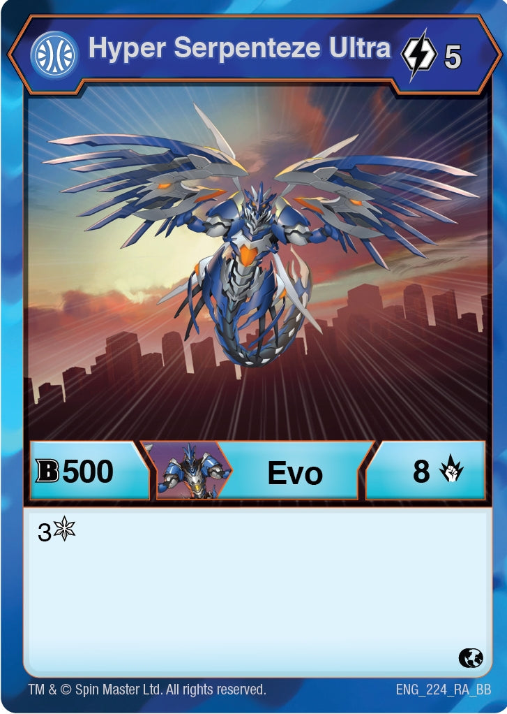 Image for Hyper Serpenteze Ultra (224) (Battle Brawlers) - Bakugan TCG