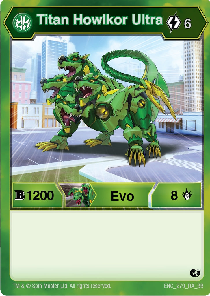 Image for Titan Howlkor Ultra (279) (279) (Battle Brawlers) - Bakugan TCG