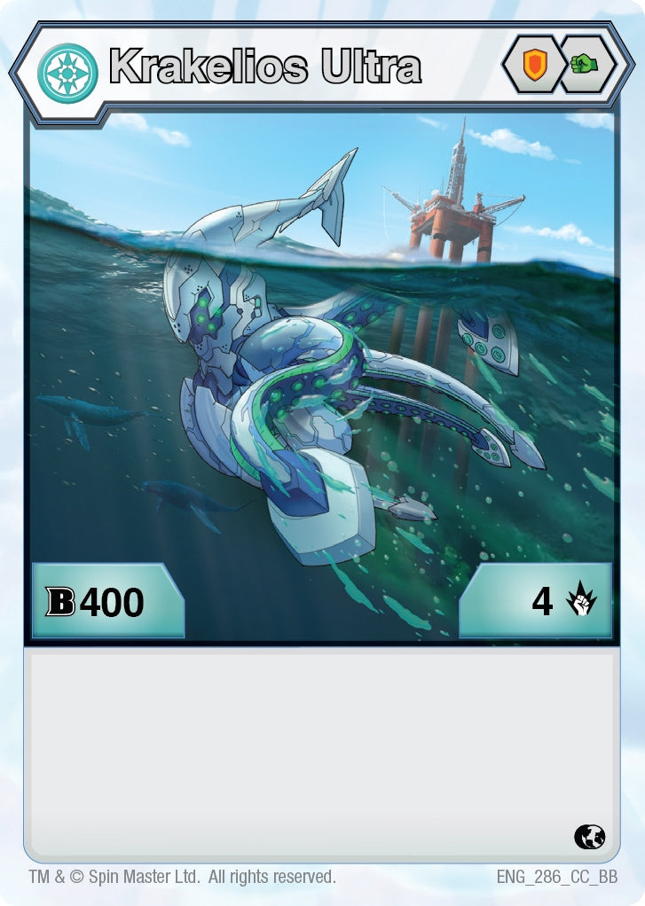 Image for Krakelios Ultra (286) (Battle Brawlers) - Bakugan TCG