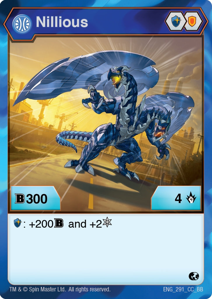 Image for Nillious (291) (Battle Brawlers) - Bakugan TCG
