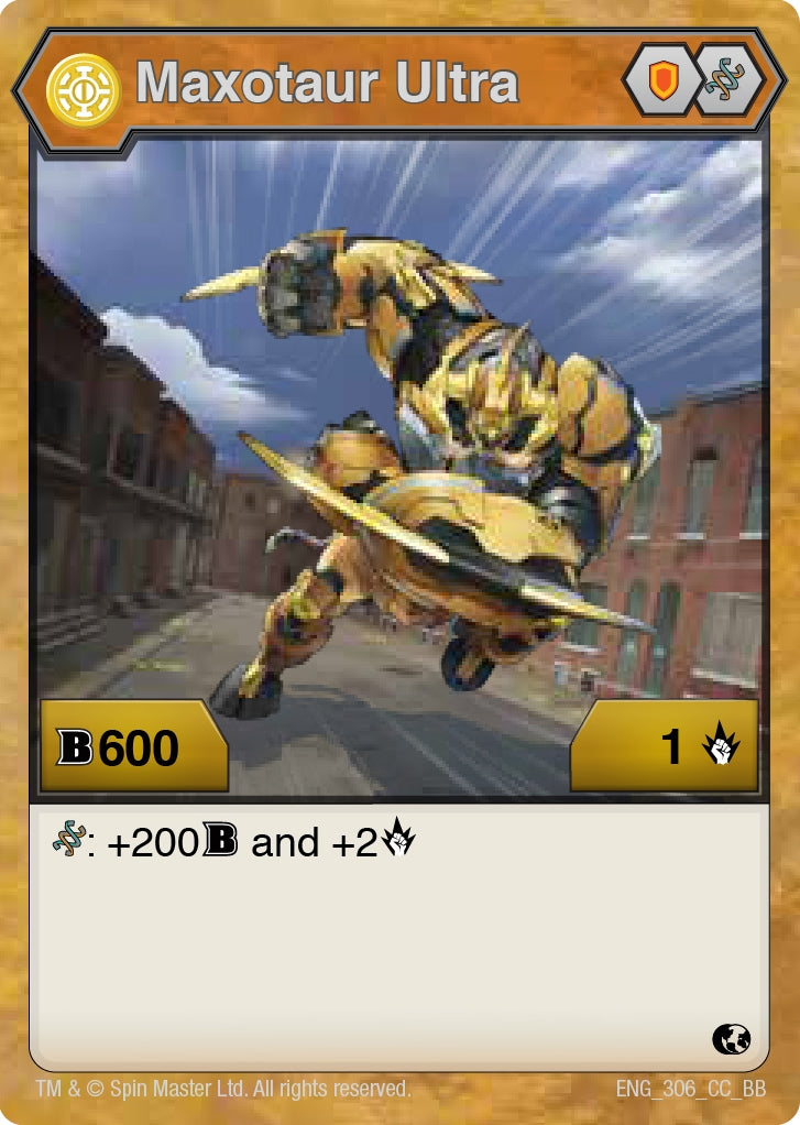 Image for Maxotaur Ultra (306) (Battle Brawlers) - Bakugan TCG