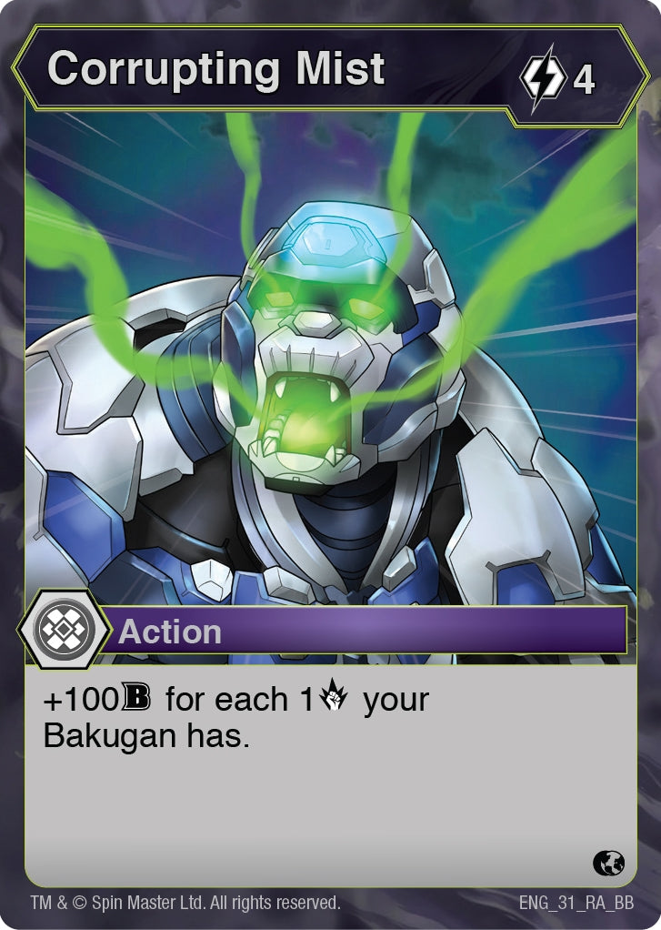 Image for Corrupting Mist (31) (Battle Brawlers) - Bakugan TCG