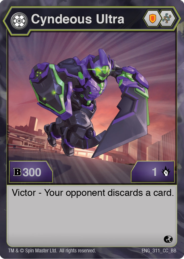 Image for Cyndeous Ultra (311) (311) (Battle Brawlers) - Bakugan TCG