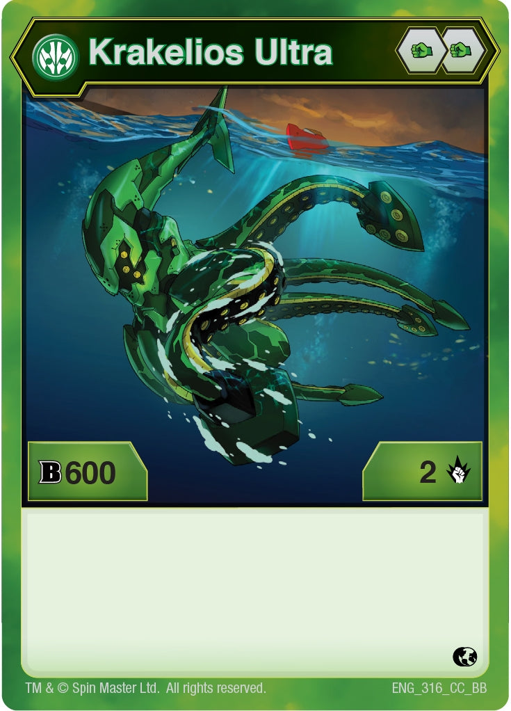 Image for Krakelios Ultra (316) (316) (Battle Brawlers) - Bakugan TCG