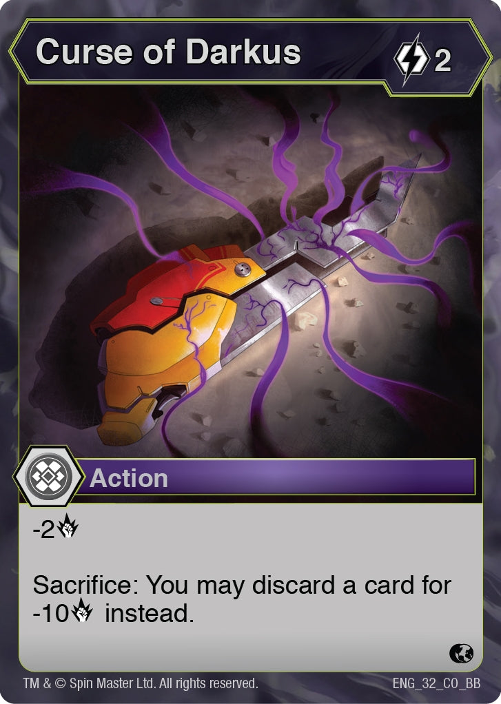Image for Curse of Darkus (32) (Battle Brawlers) - Bakugan TCG